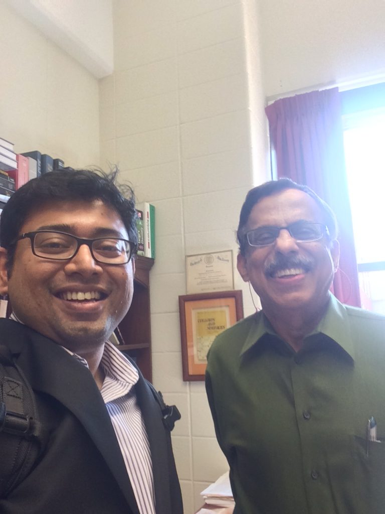 Selfie with Prof. Somasundaran